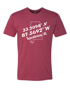 Tuscaloosa Coordinates | AL