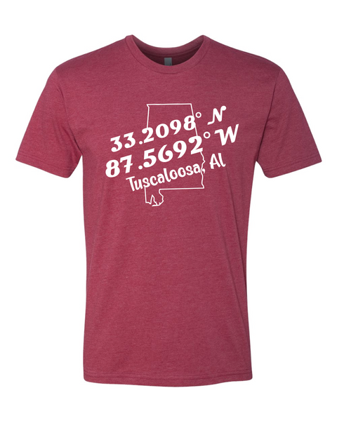 Tuscaloosa Coordinates | AL